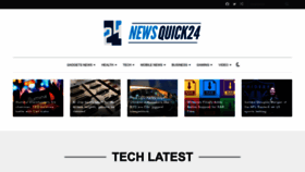 What Newsquick24.com website looked like in 2023 (This year)
