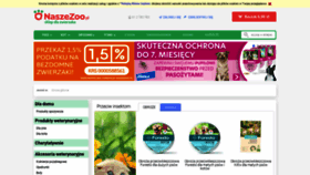What Naszezoo.pl website looked like in 2023 (This year)