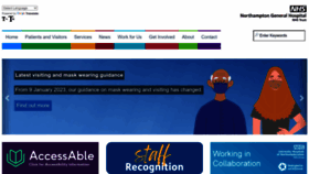 What Northamptongeneral.nhs.uk website looked like in 2023 (This year)