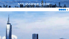 What Nycinsiderguide.com website looked like in 2023 (This year)