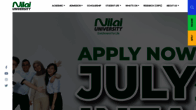 What Nilai.edu.my website looked like in 2023 (This year)