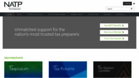 What Natptax.com website looked like in 2023 (This year)