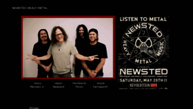What Newstedheavymetal.com website looked like in 2023 (This year)
