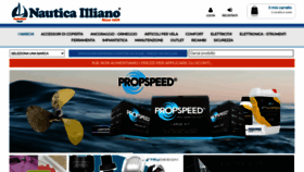 What Nauticailliano.it website looked like in 2023 (This year)