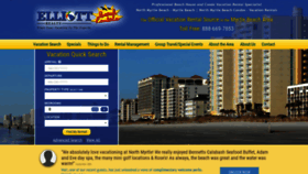 What Northmyrtlebeachtravel.com website looked like in 2023 (This year)