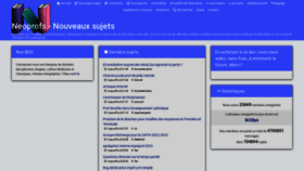 What Neoprofs.org website looked like in 2023 (This year)