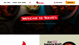 What Nandosperiperi.com website looked like in 2023 (This year)
