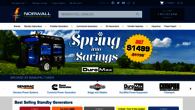 What Norwall.com website looked like in 2023 (This year)