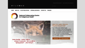 What Nccih.ca website looked like in 2023 (This year)