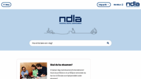 What Ndla.no website looked like in 2023 (This year)