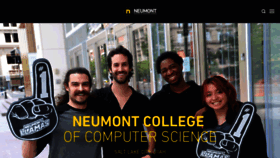 What Neumont.edu website looked like in 2023 (This year)