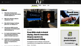 What Nj.com website looked like in 2023 (This year)