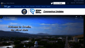 What Nv.gov website looked like in 2023 (This year)