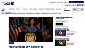 What Ny1.com website looked like in 2023 (This year)