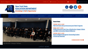 What Nysed.gov website looked like in 2023 (This year)
