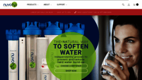 What Nuvoh2o.com website looked like in 2023 (This year)