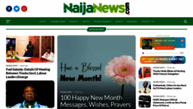 What Naijanews.com website looked like in 2023 (This year)
