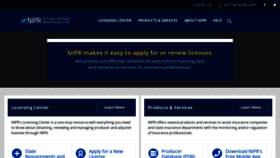 What Nipr.com website looked like in 2023 (This year)
