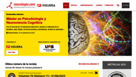 What Neurologia.com website looked like in 2023 (This year)