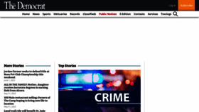 What Natchezdemocrat.com website looked like in 2023 (This year)