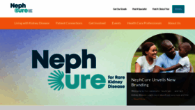 What Nephcure.org website looked like in 2023 (This year)