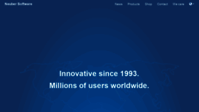 What Neuber.com website looked like in 2023 (This year)