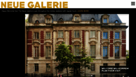 What Neuegalerie.org website looked like in 2023 (This year)