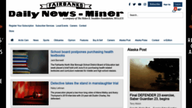 What Newsminer.com website looked like in 2023 (This year)