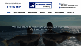 What Notimecharters.com website looked like in 2023 (This year)