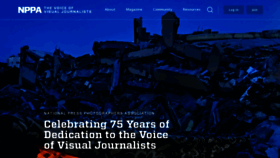 What Nppa.org website looked like in 2023 (This year)