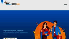 What Newbinusmaya.binus.ac.id website looked like in 2023 (This year)