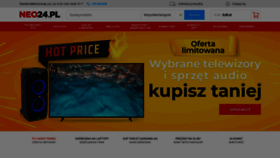 What Neo24.pl website looked like in 2023 (This year)