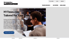 What Nytimesineducation.com website looked like in 2023 (This year)
