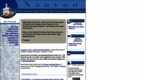 What Nauvoo.com website looked like in 2023 (This year)