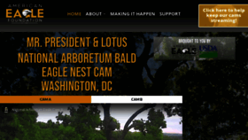 What Naeaglecam.org website looked like in 2023 (This year)
