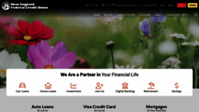 What Nefcu.com website looked like in 2023 (This year)