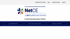 What Netce.com website looked like in 2023 (This year)
