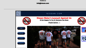 What Nissan.com website looked like in 2023 (2 years ago)