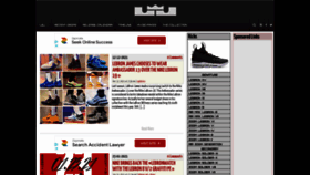 What Nikelebron.net website looked like in 2023 (This year)