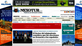 What Nexotur.com website looked like in 2023 (This year)