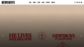What Newsboys.com website looked like in 2023 (This year)
