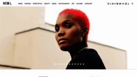 What Neol.jp website looked like in 2023 (2 years ago)