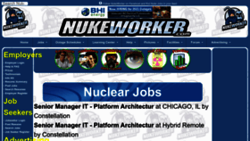 What Nukeworker.com website looked like in 2023 (This year)