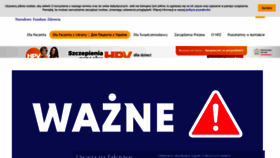 What Nfz.gov.pl website looked like in 2023 (This year)