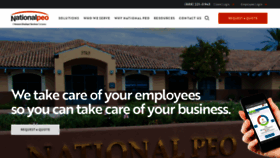 What Nationalpeo.com website looked like in 2023 (This year)