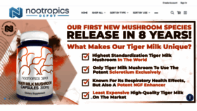 What Nootropicsdepot.com website looked like in 2023 (This year)