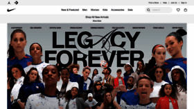 What Nikeswim.com website looked like in 2023 (This year)