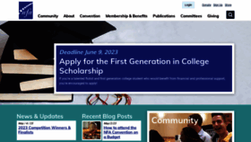 What Nfaonline.org website looked like in 2023 (This year)