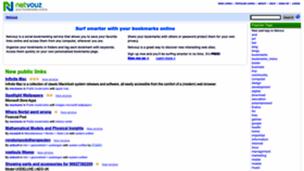 What Netvouz.com website looked like in 2023 (This year)