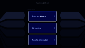 What Narutoget.se website looked like in 2023 (This year)